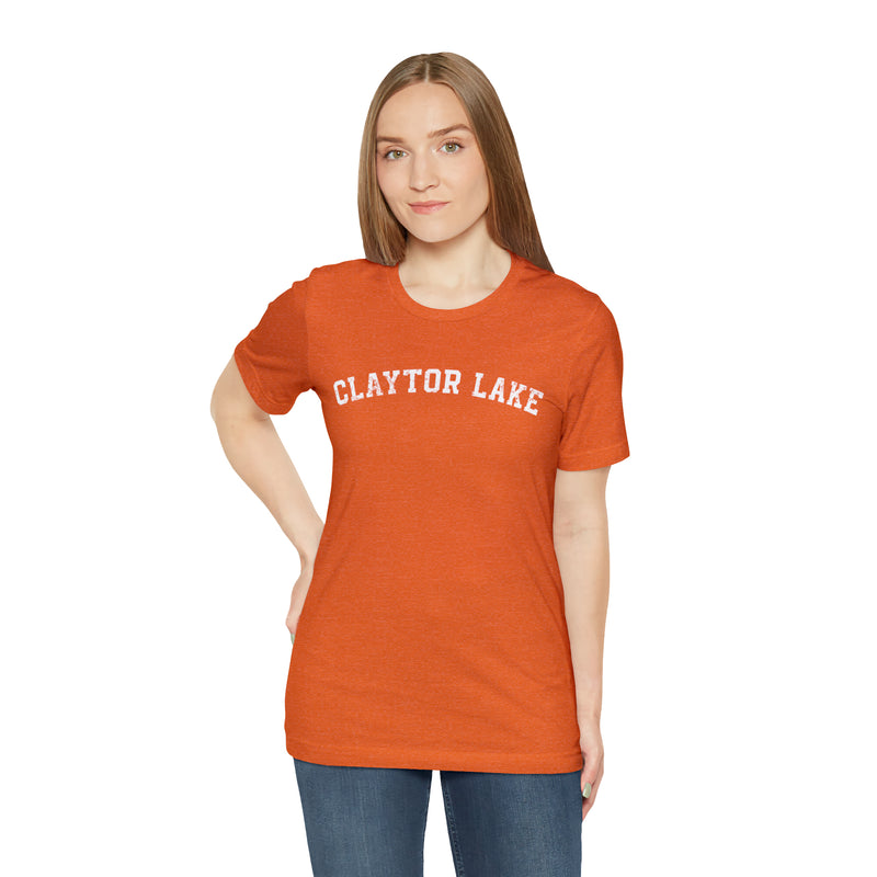 Claytor Lake Distressed Logo Tee