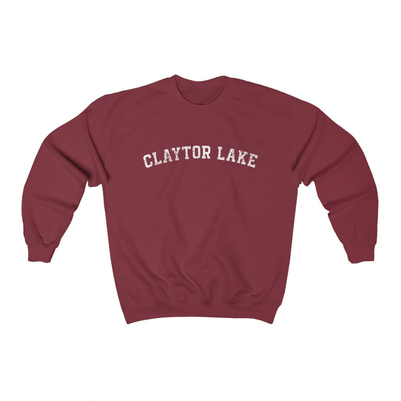 Claytor Lake Distressed Logo Crewneck Sweatshirt